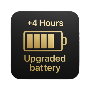 +4 Hour Upgraded Battery