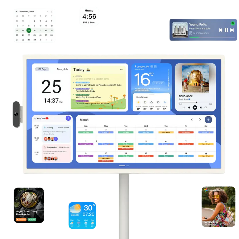 StreamSmile smart display and connected features